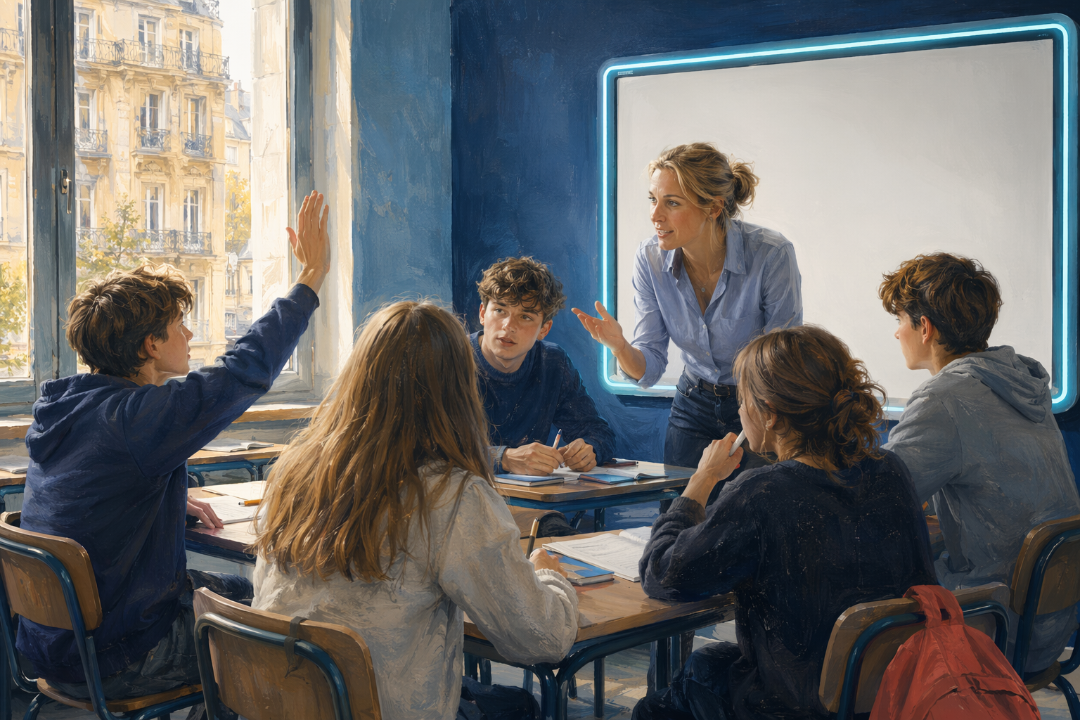 Profesor în clasă